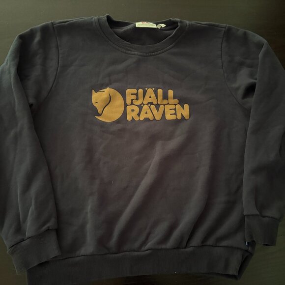 Womens FjallRaven Blue Crewneck Sweatshirt Size Large - Picture 1 of 4